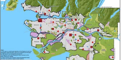 Zaidi vancouver mkoa wilaya ya ramani
